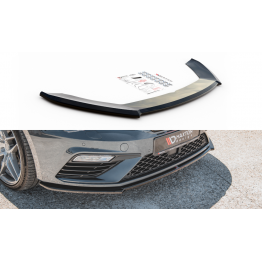 Накладка сплиттер на передний бампер на Seat III Cupra / FR рестайл